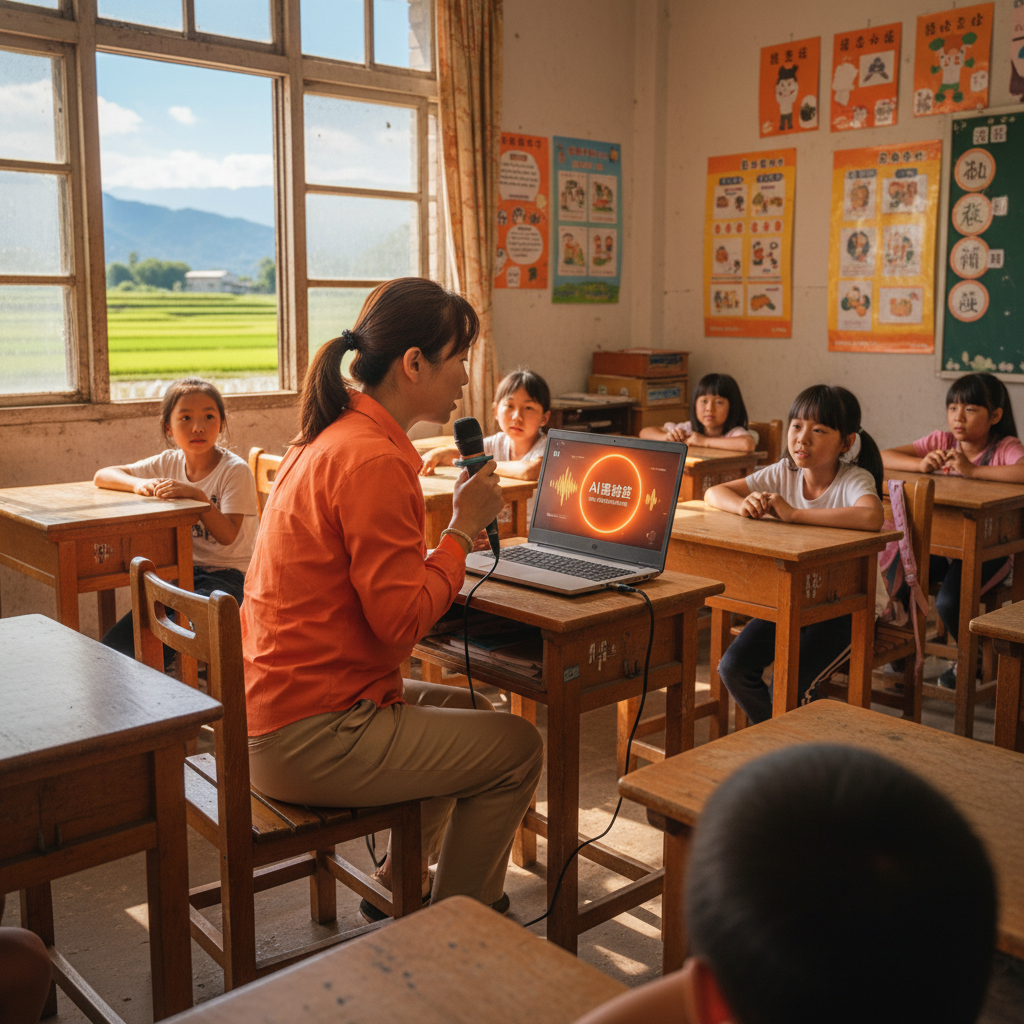 台灣首創AI語音平台翻轉偏鄉教育差距